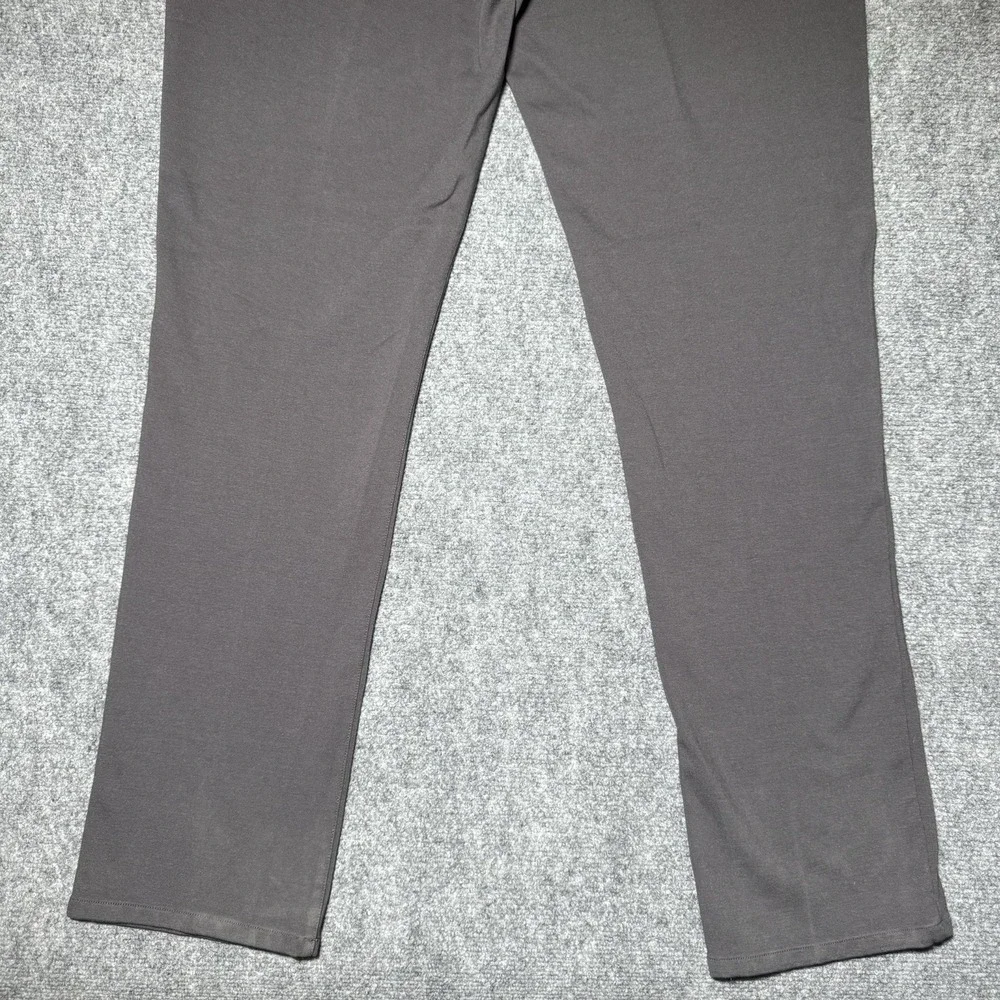 Bugatchi Pants‎ Mens 36X32 Gray Rayon Nylon Stretch Chino Slacks 5 Pocket